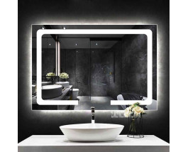 Зеркало для ванной с подсветкой Апекс 100х80 см