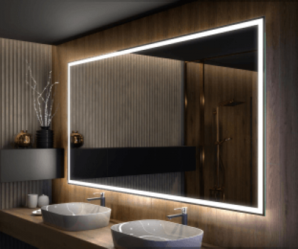 Зеркало для ванной с подсветкой Люмиро 140х70 см